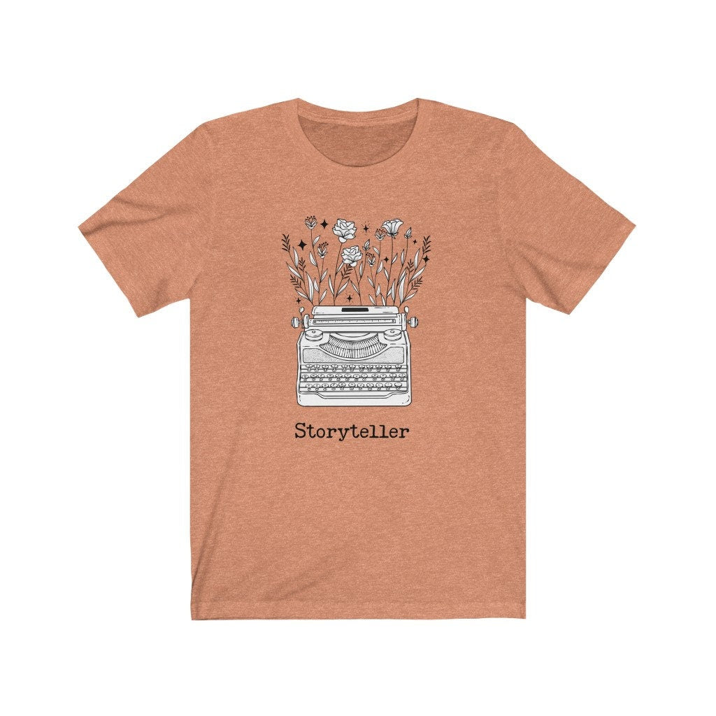 Storyteller Floral Typewriter Tee