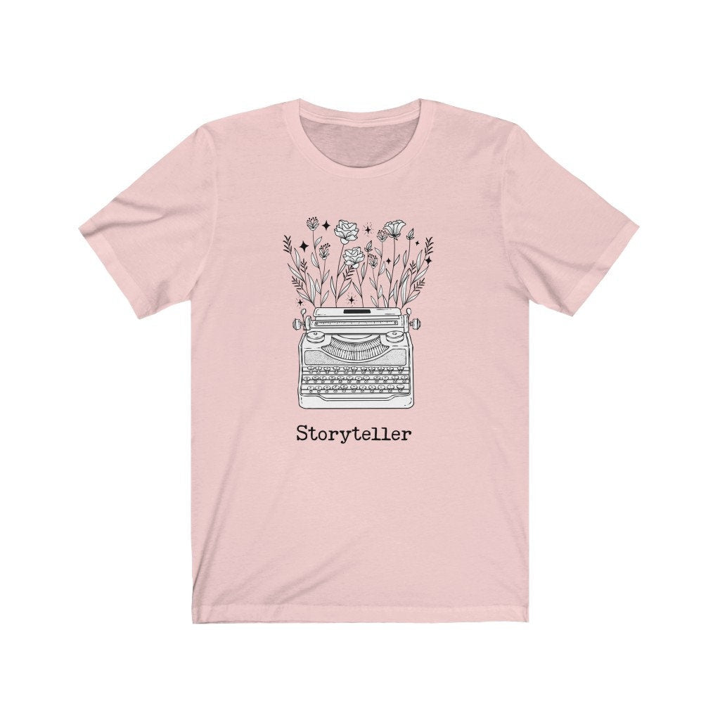 Storyteller Floral Typewriter Tee