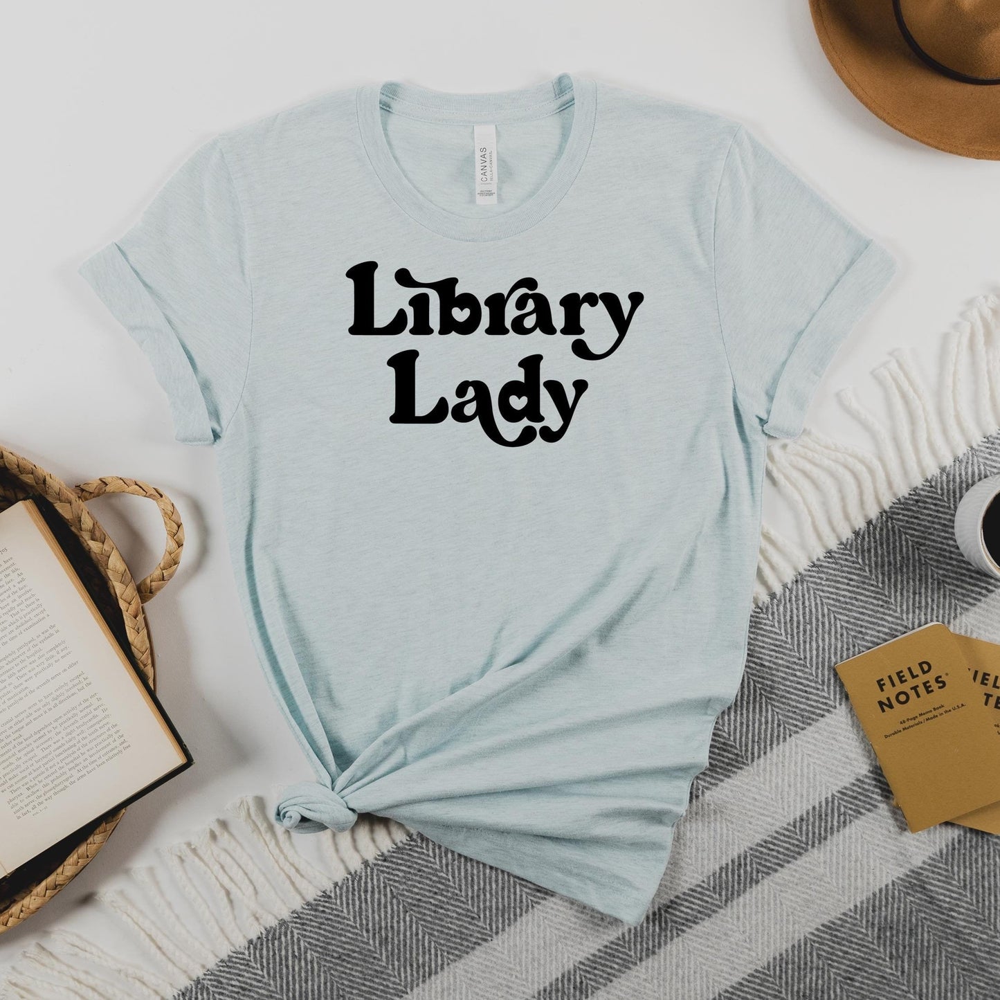 Retro Library Lady Tee