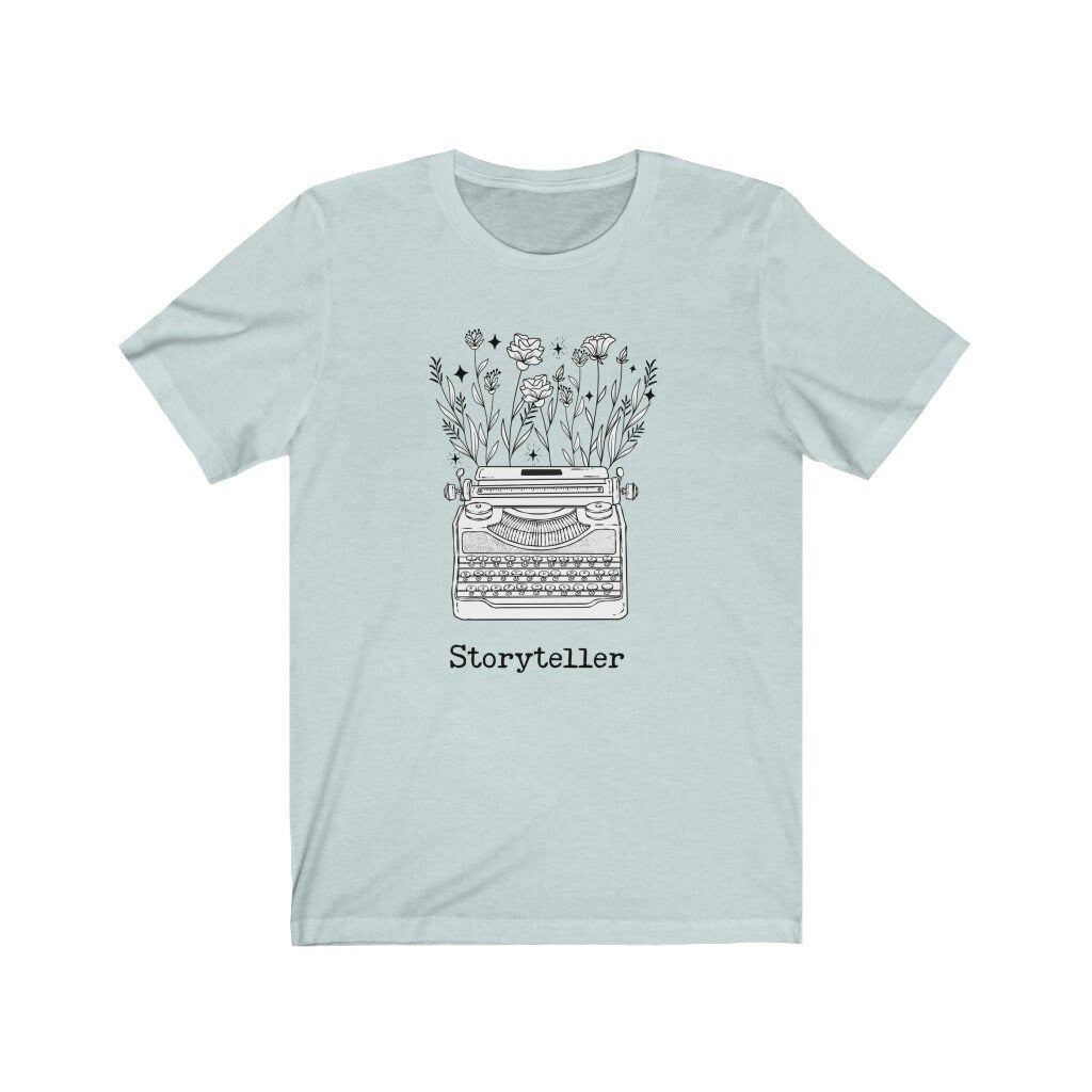 Storyteller Floral Typewriter Tee