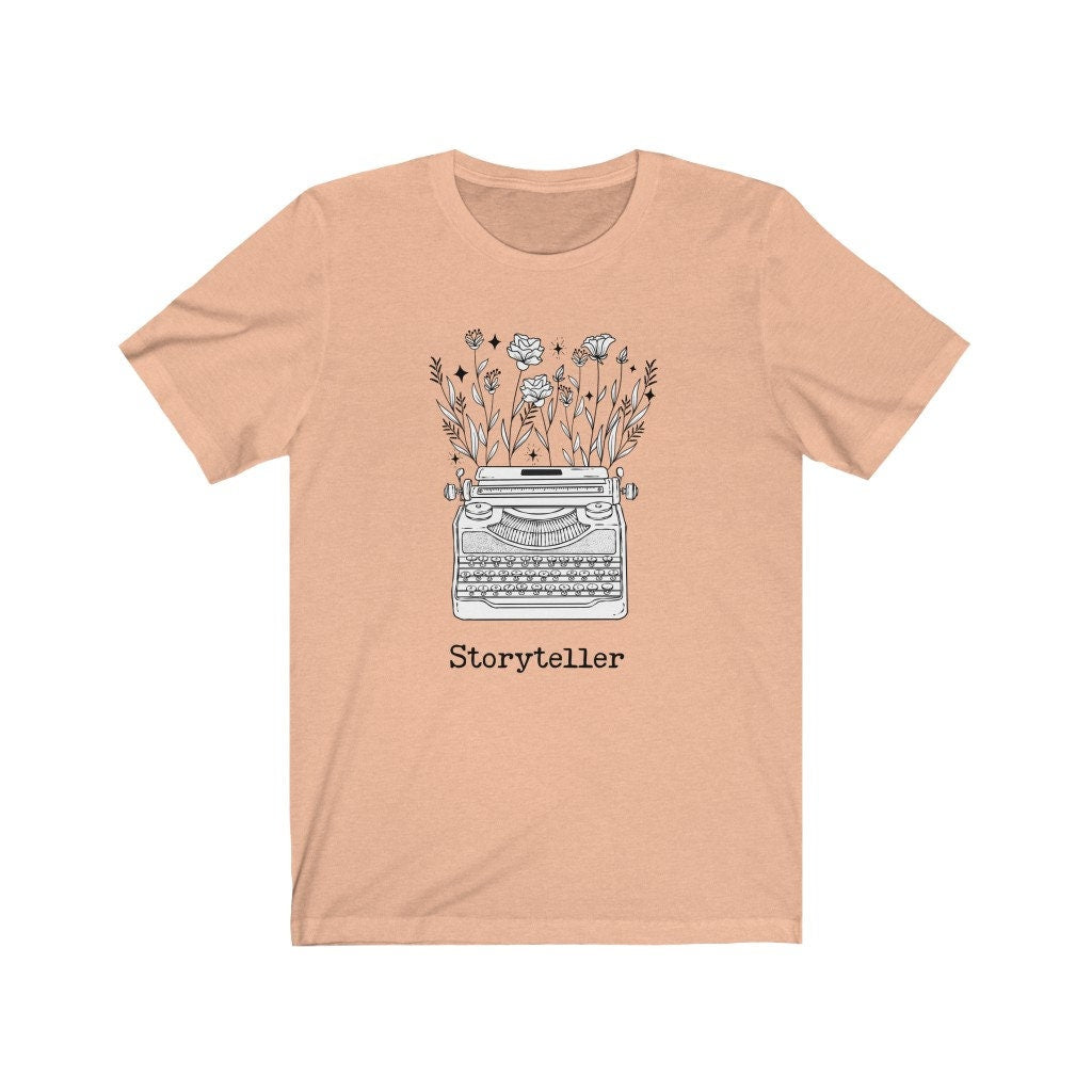 Storyteller Floral Typewriter Tee