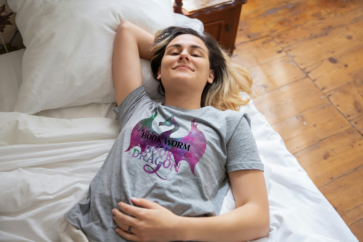 I'm Not A Book Worm I'm a Book Dragon Tshirt