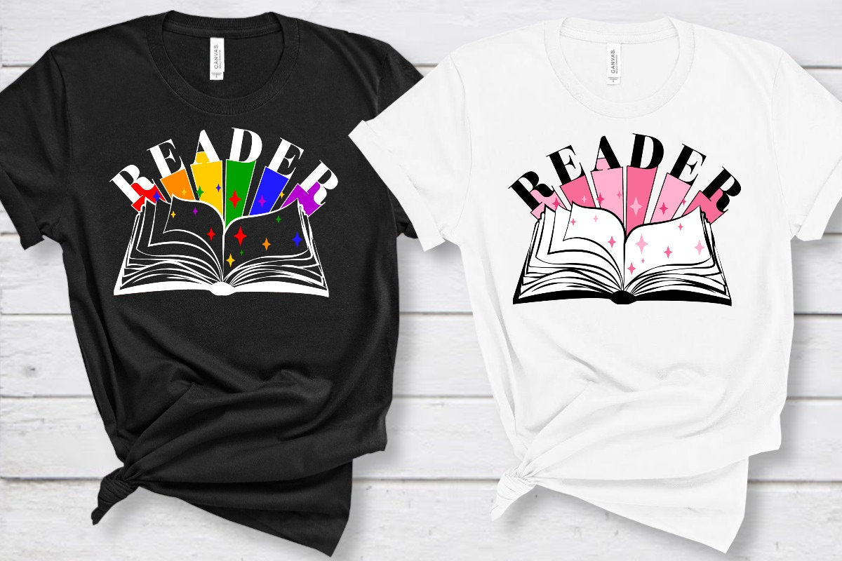 Reader Starburst Tee Reading is Magic Bookish Shirt for Librarian Teacher Tshirt for Bookworm Gift for Reader Friend
