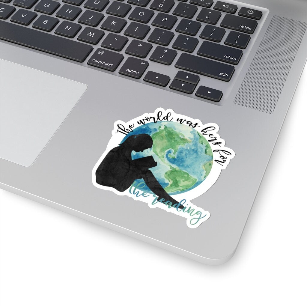 The World Was Hers for The Reading Bookish Sticker Classic Literature Quotes for Bibloiphile Sticker Book Cart Reading Journal Tree Grows In