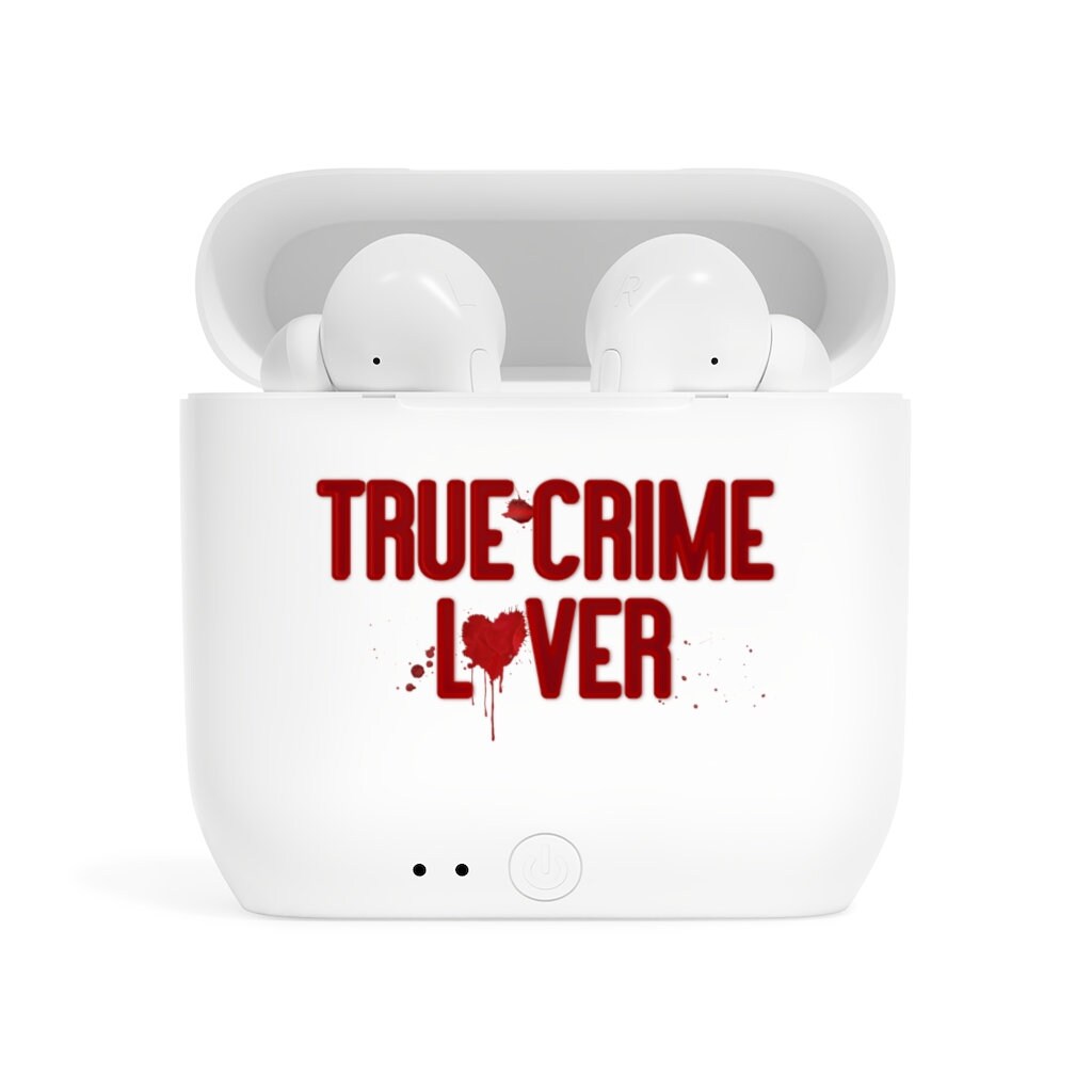 True Crime Lover Essos Wireless Earbuds Gift for Murder Podcast Lover Headphones for True Crime Pod Cast Obsessed Listener Air Criminal