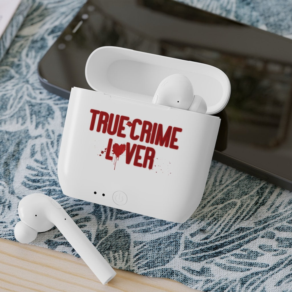 True Crime Lover Essos Wireless Earbuds Gift for Murder Podcast Lover Headphones for True Crime Pod Cast Obsessed Listener Air Criminal