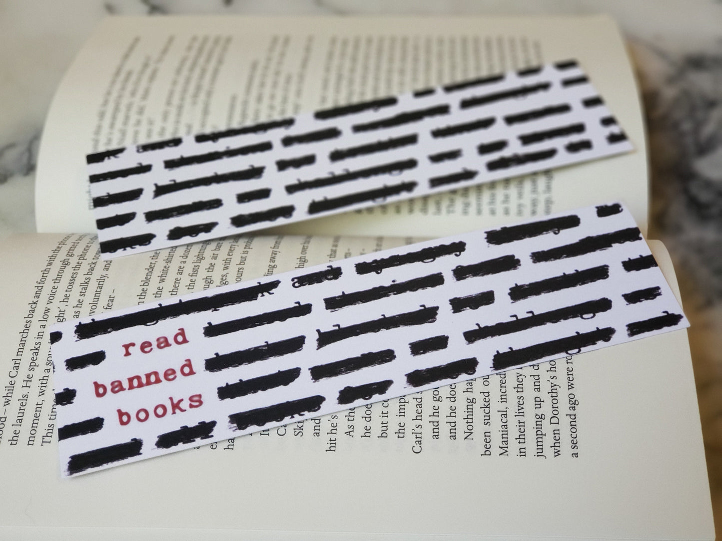 Read Banned Books Bookmark Anti Censorship Librarian Gift for Readers Bookstagram Reader Friend Gift for Bookworms