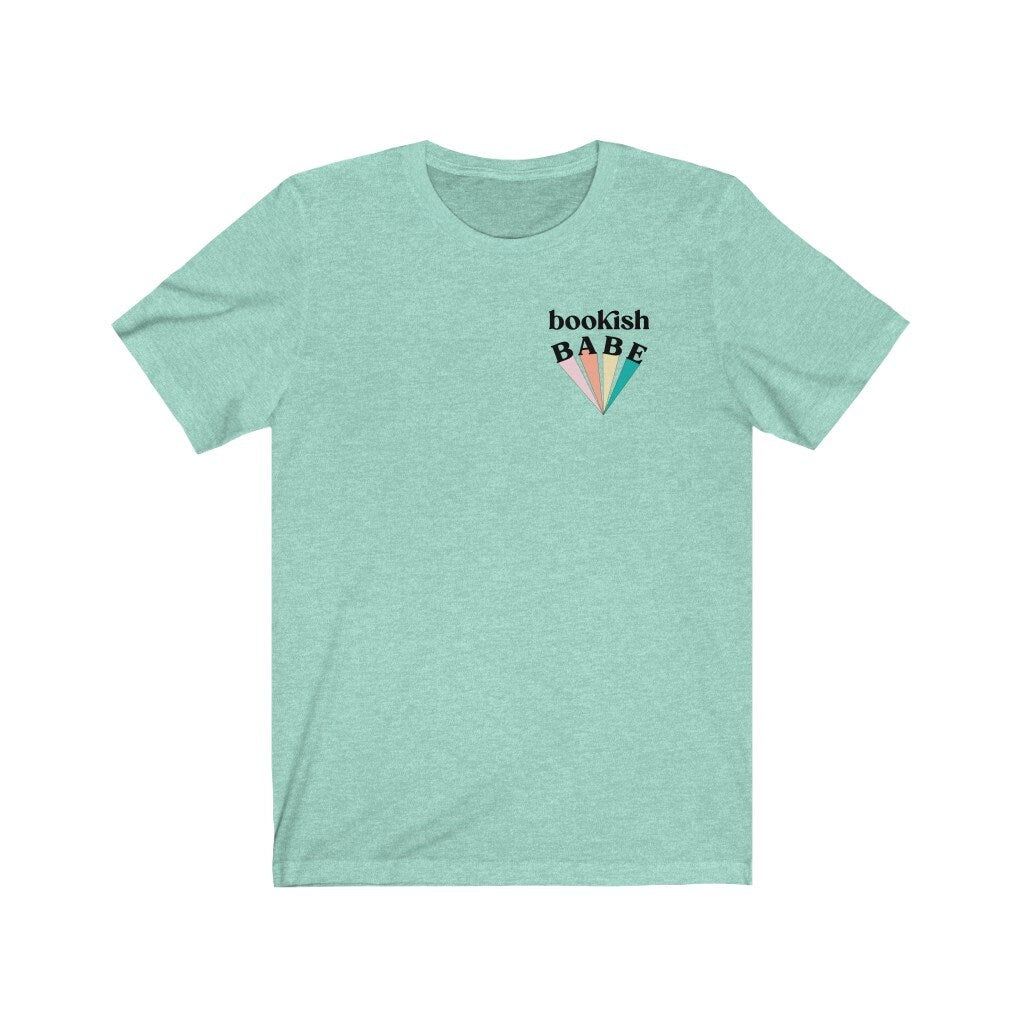 Bookish Babe Cute Retro Tshirt for Reader Chic Nerdy Tee Bookstagram Booktok Bibliophile Funny Bookish Tee Gift for her Reader Friend