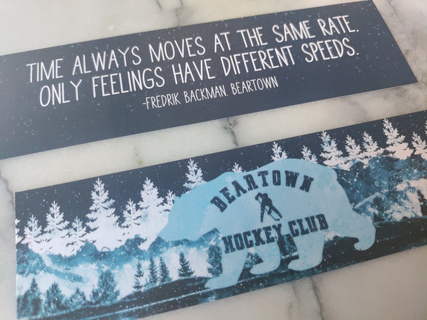 Beartown Quote Winter Hockey Bookmark Librarian Readers Bookstagram Book Club Present Reader Friend Gift Bookworms Under 5 Backman Ovich 16
