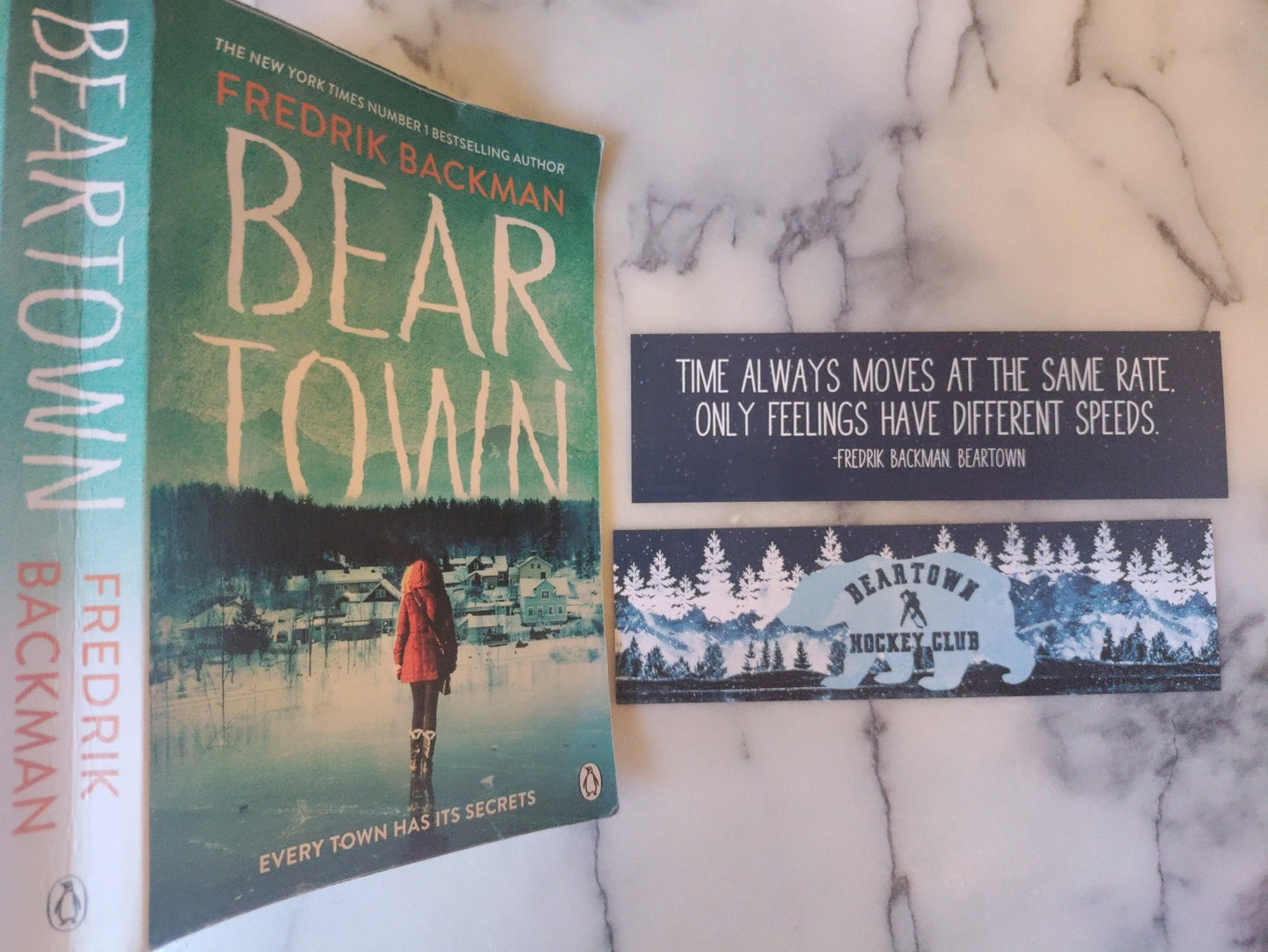 Beartown Quote Winter Hockey Bookmark Librarian Readers Bookstagram Book Club Present Reader Friend Gift Bookworms Under 5 Backman Ovich 16