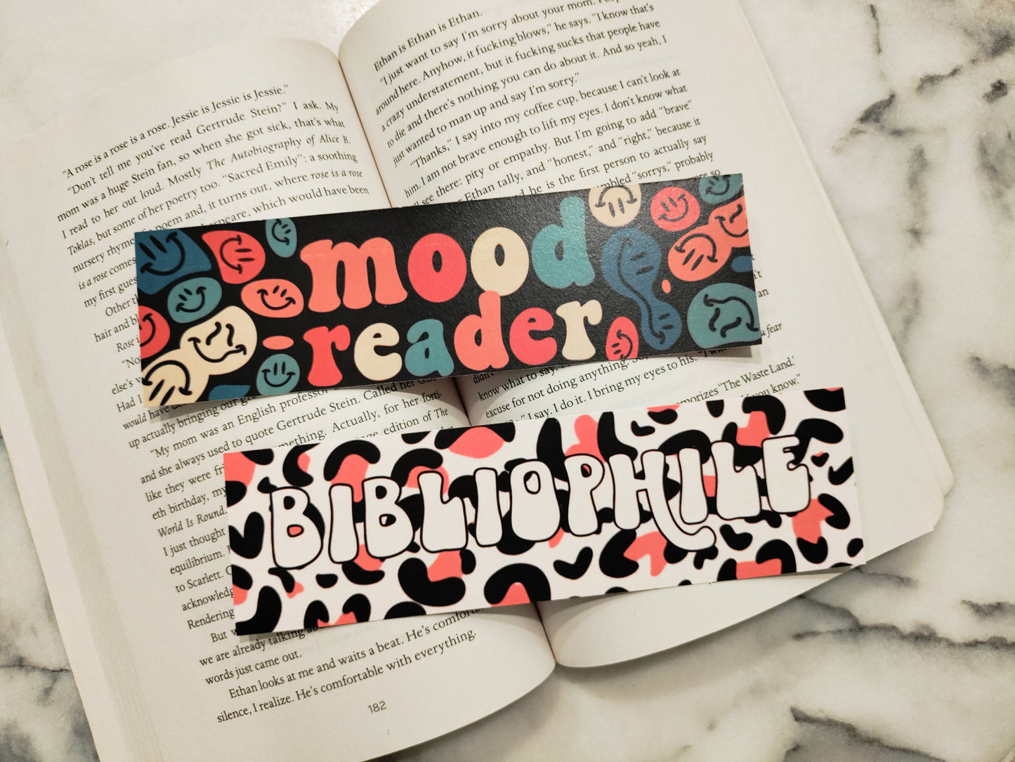 Mood Reader Retro Bookmarks for Reader Friend Funny Gift for Bookstagram Book Tok Cute Vintage Book Mark