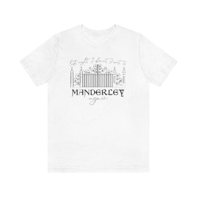 Rebecca Last Night I Went to Manderley Again Daphne Du Maurier Classic Literary shirt for Reader Bookish Shirt Gothic Literature Pastel Goth