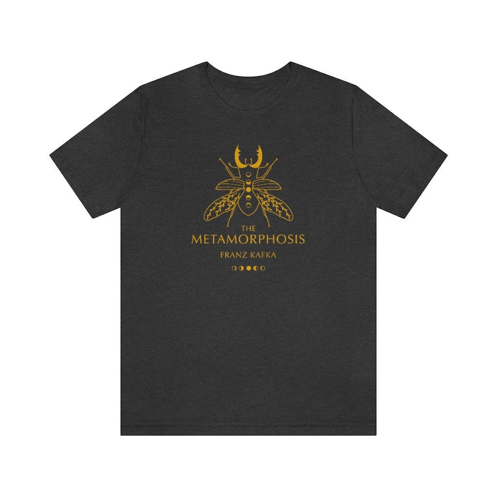 The Metamorphosis Kafka Classic Literature Book Cover Shirt Dark Academia Light Unisex Jersey Short Sleeve Tee