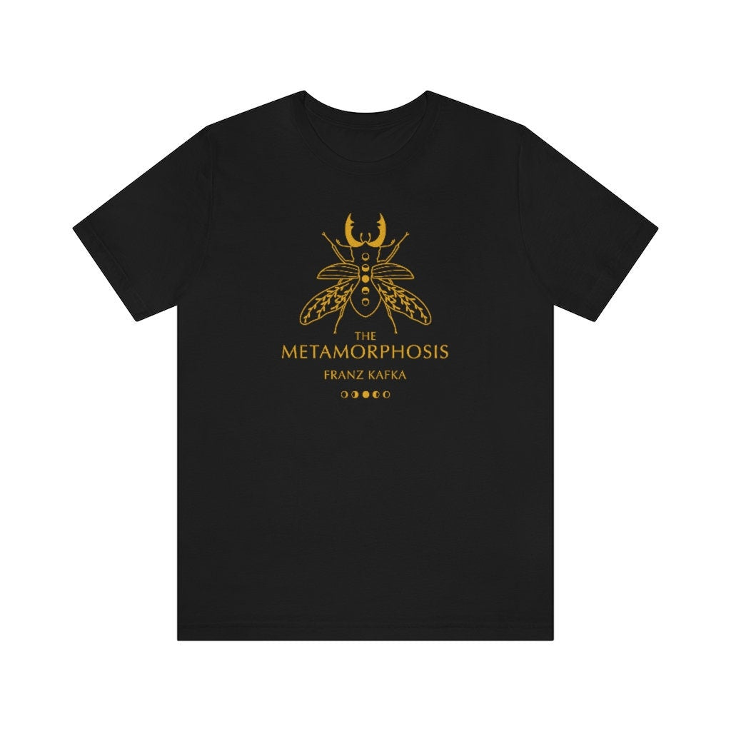 The Metamorphosis Kafka Classic Literature Book Cover Shirt Dark Academia Light Unisex Jersey Short Sleeve Tee