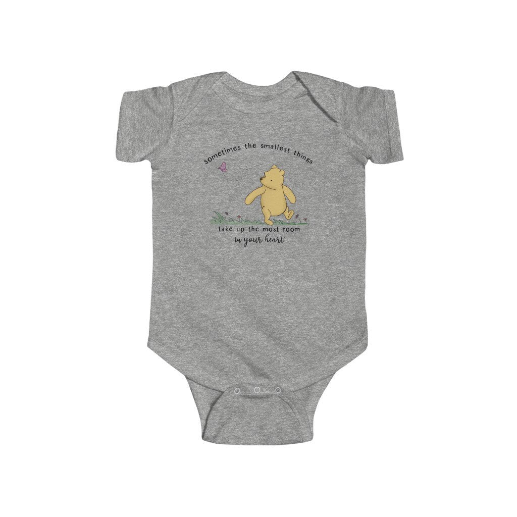 The Smallest Things Baby Bodysuit Book Club Storybook Woodland Bear Baby Shower Reader Writer Author Gift Baby Birth Announcement Funny