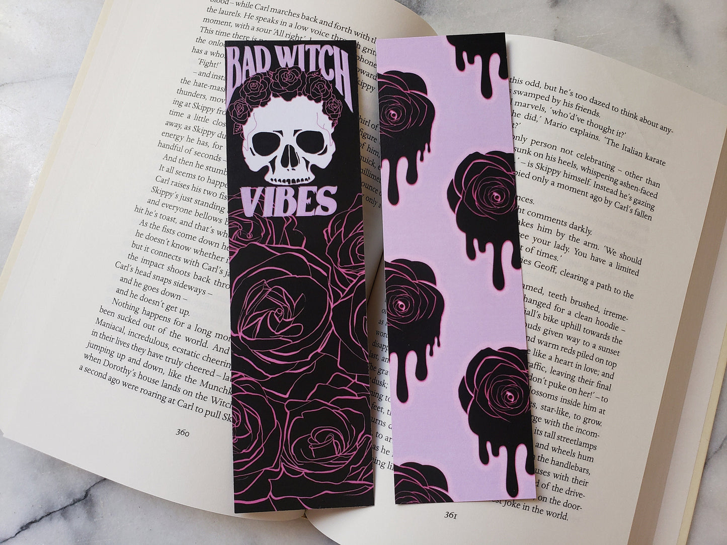 Books are Magic Witchy Woman Celestial Bookmark Sun Moon and Stars Bookmark Gift for Readers Halloween Bookmark