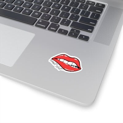 Smut Slut Spicy Romance Stickers Book Cart Kindle Sticker for Reader Dark Romance Bookish Sticker Lips Book Decal for Laptop Reading Journal