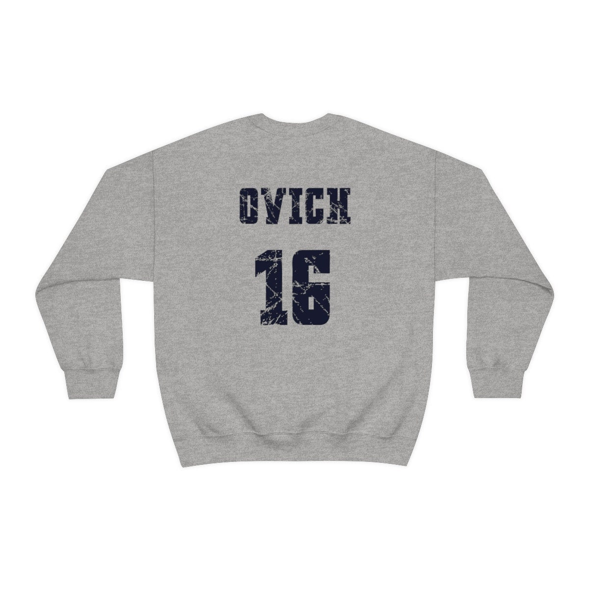 Bookish Beartown Benji Ovich Jersey Unisex Heavy Blend Crewneck Sweatshirt Bear town Logo Front and Number 16 Back