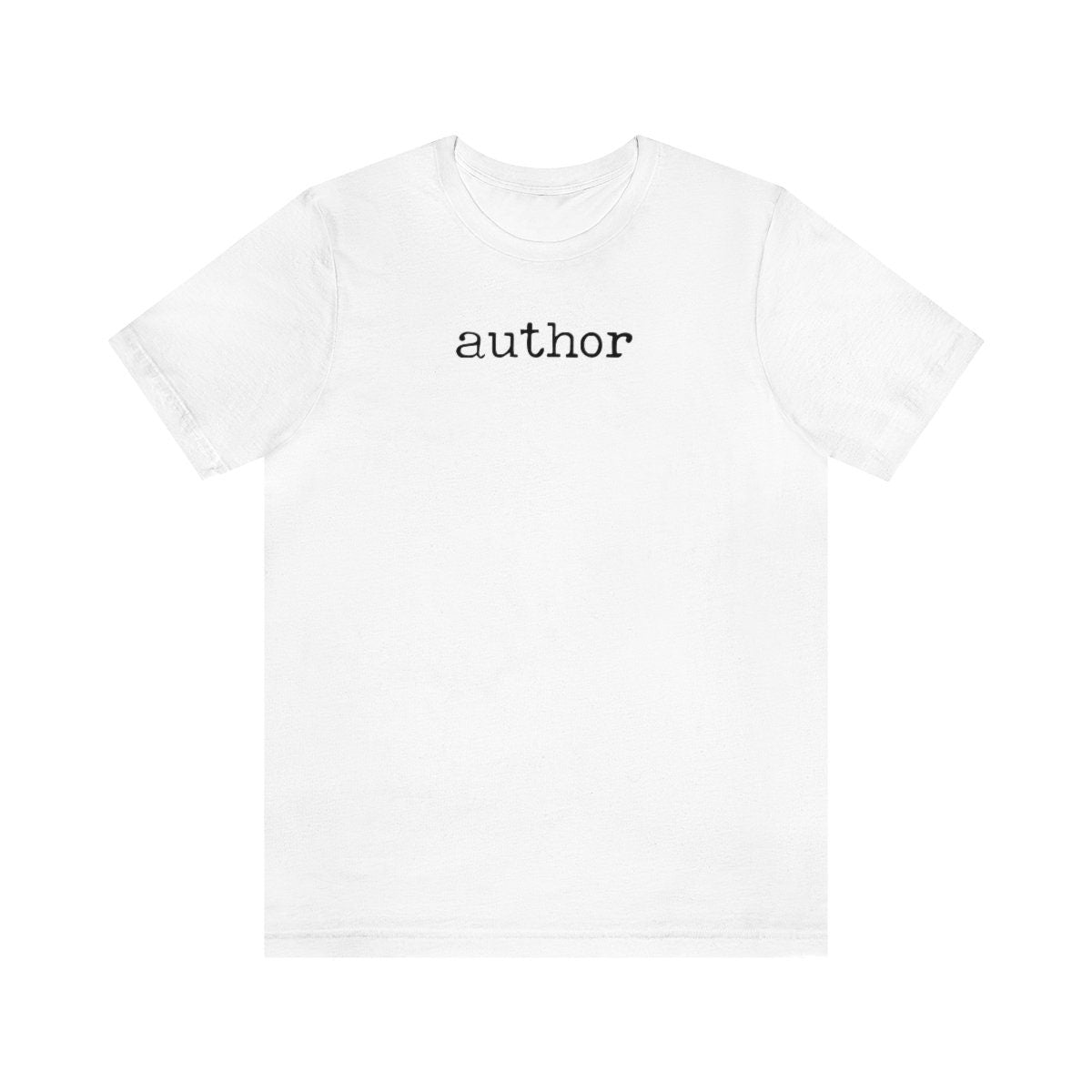 Author Bookish Typography tshirt for Writer Reader Aspiring Writer Gift for Novel Writing Future Bestelling Writer Congratulations
