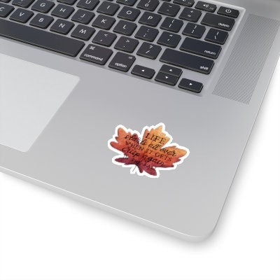 Books Fall Open and I Fall In Bookish Autumn Sticker for Book Journal Reading Bullet Journal Fall Planner Stickers Reader Seasonal Sweater