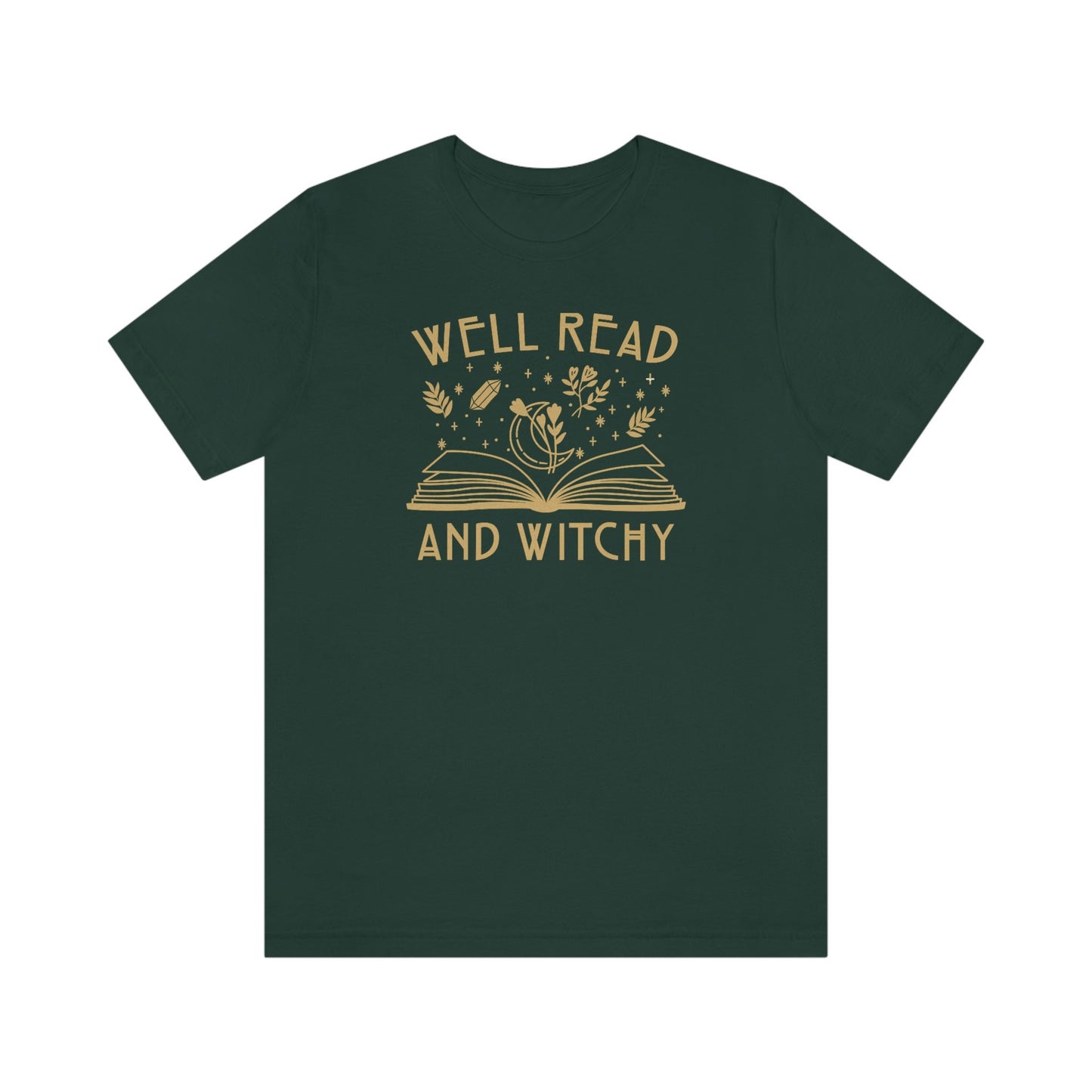 Well Read and Witchy Bookish Shirt Book Witch Tee and Bibliophile Pastel Goth Dark Academia Reader Shirt Teacher Librarian Book Nerd Fantasy