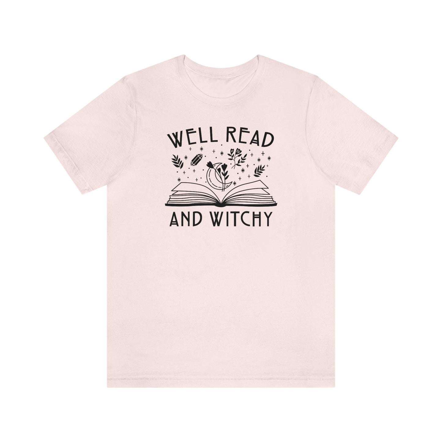 Well Read and Witchy Bookish Shirt Book Witch Tee and Bibliophile Pastel Goth Dark Academia Reader Shirt Teacher Librarian Book Nerd Fantasy