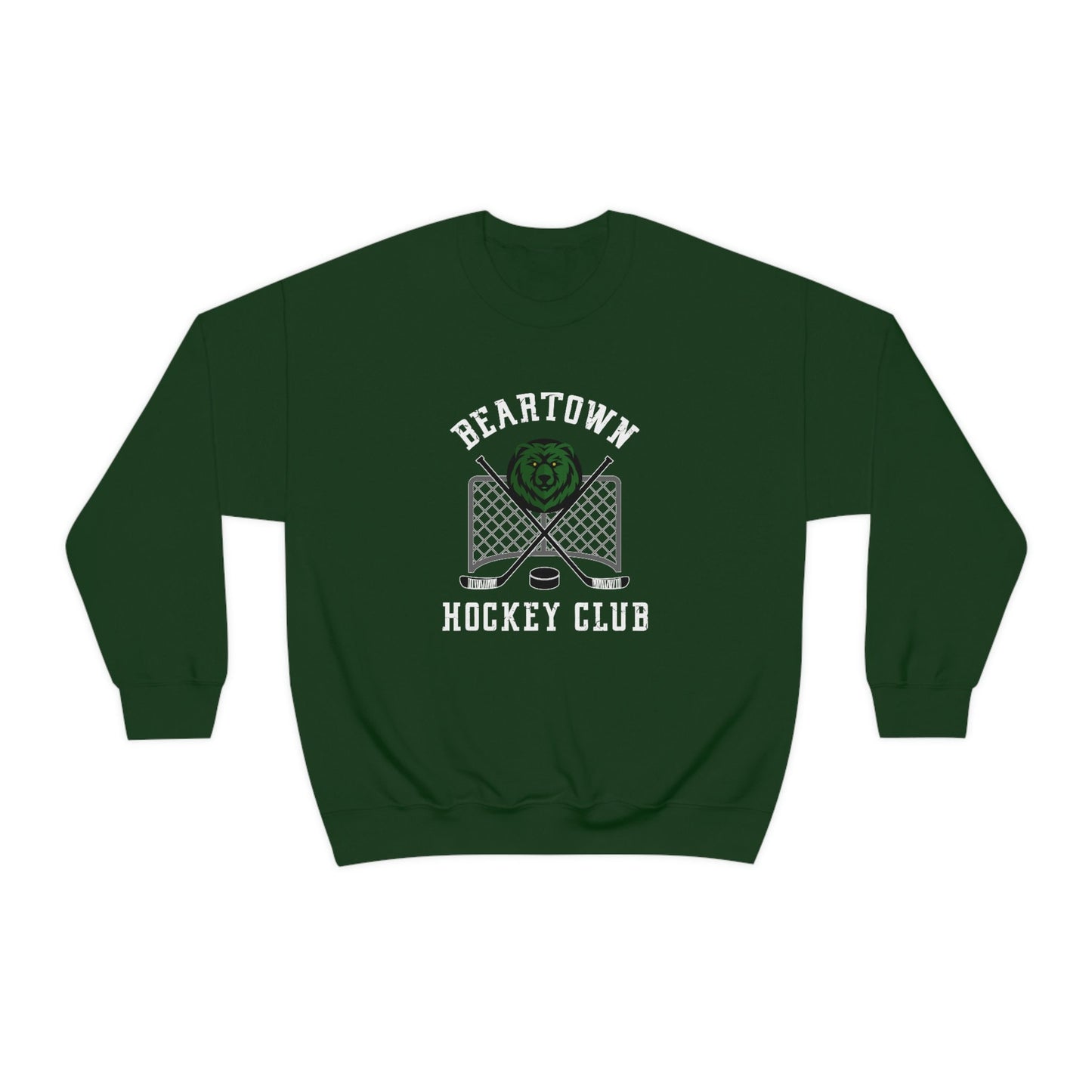 Beartown Logo Hockey Club Benji Ovich Jersey Front and Back Unisex Heavy Blend Crewneck Sweatshirt