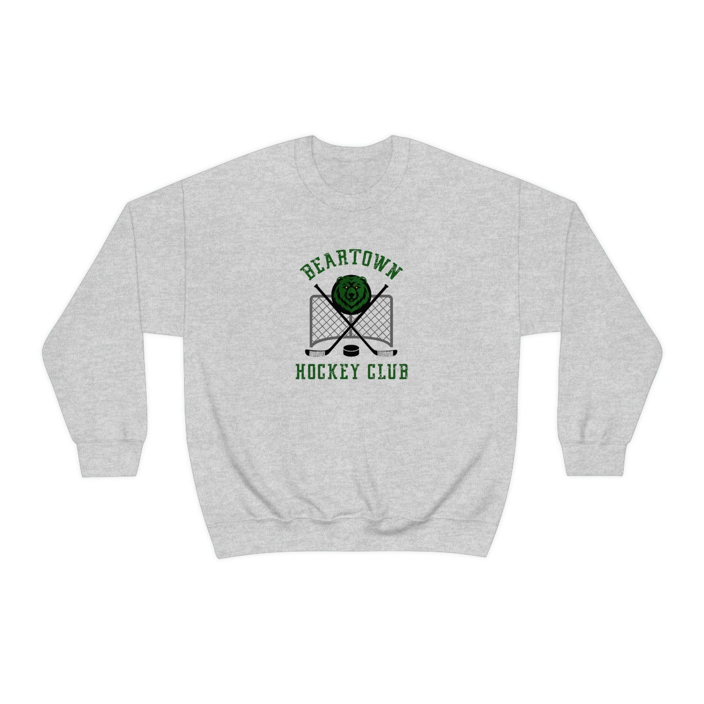 Beartown Logo Front Logo Only Hockey Club Backman Fiction Literature Lover Gift book Club Unisex Heavy Blend Crewneck Sweatshirt