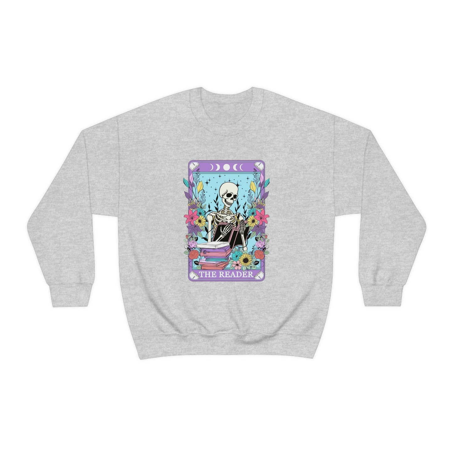 The Reader Tarot Pastel Goth Heavy Blend Crewneck Sweatshirt