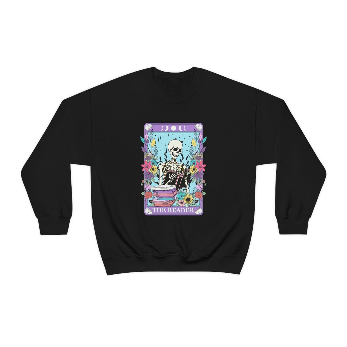 The Reader Tarot Pastel Goth Heavy Blend Crewneck Sweatshirt