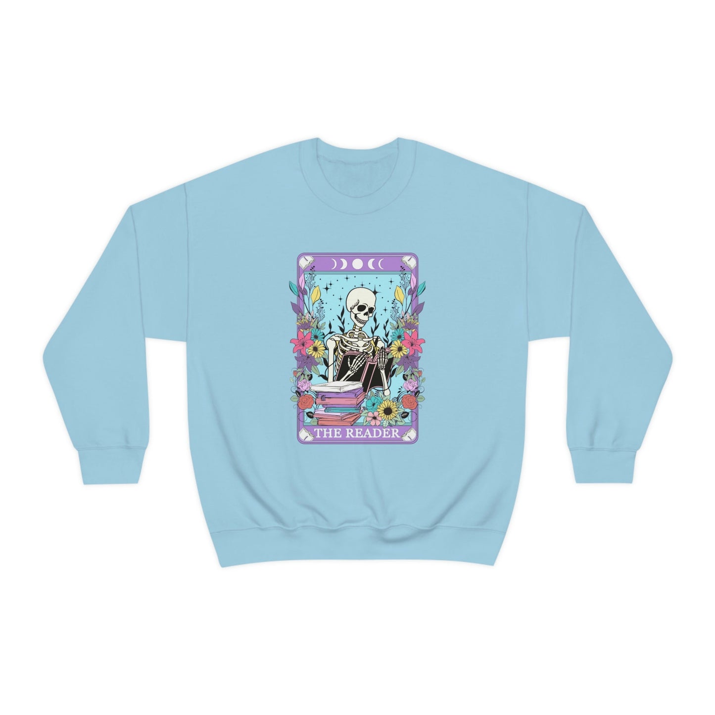 The Reader Tarot Pastel Goth Heavy Blend Crewneck Sweatshirt