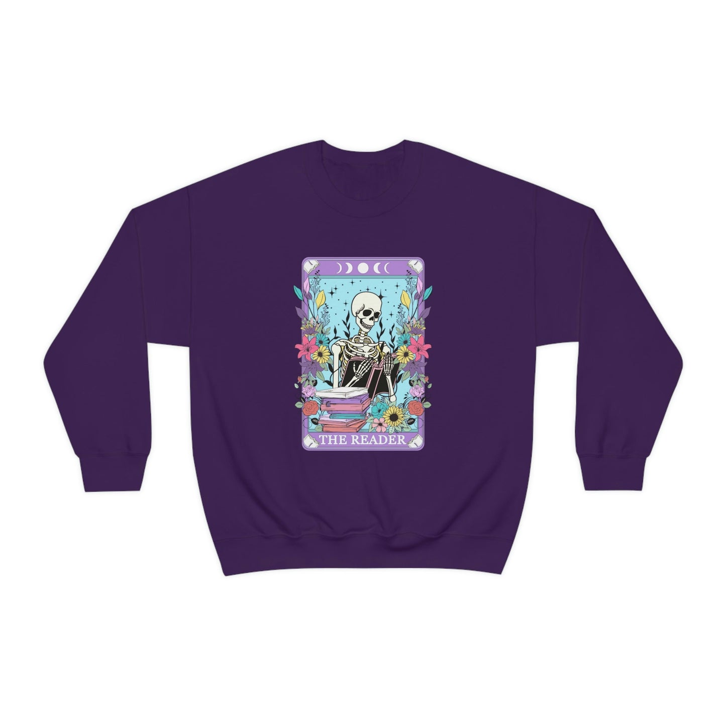 The Reader Tarot Pastel Goth Heavy Blend Crewneck Sweatshirt