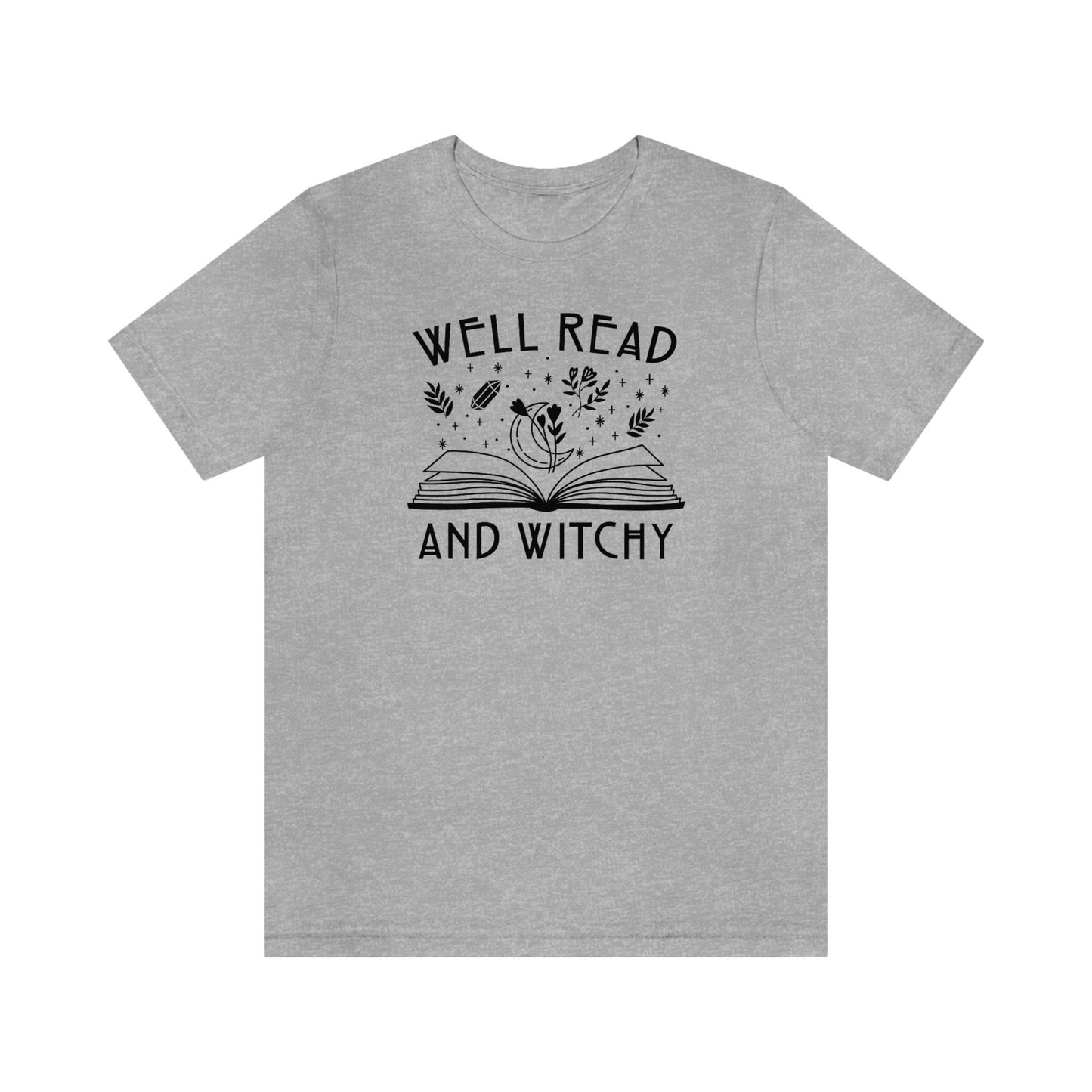 Well Read and Witchy Bookish Shirt Book Witch Tee and Bibliophile Pastel Goth Dark Academia Reader Shirt Teacher Librarian Book Nerd Fantasy