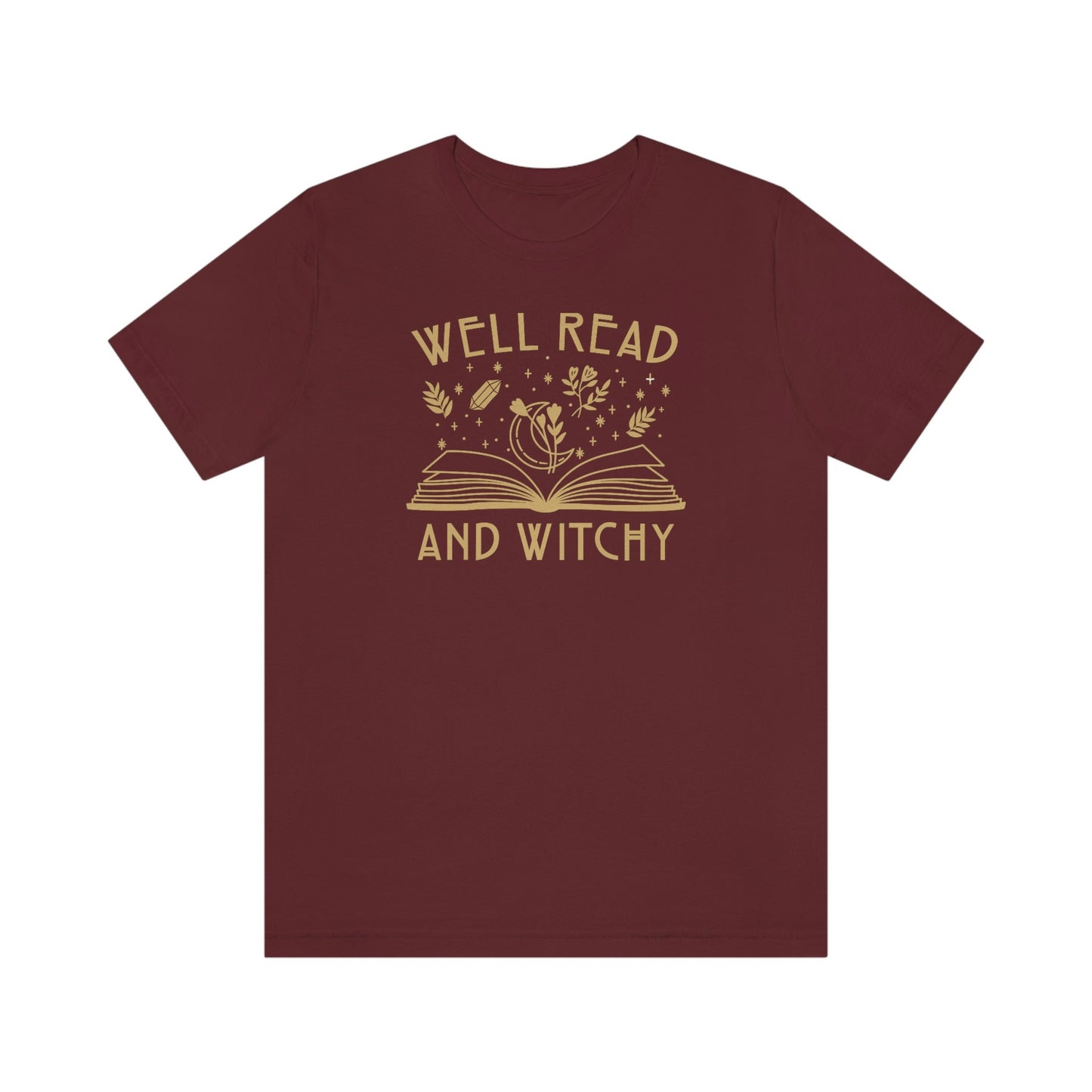 Well Read and Witchy Bookish Shirt Book Witch Tee and Bibliophile Pastel Goth Dark Academia Reader Shirt Teacher Librarian Book Nerd Fantasy