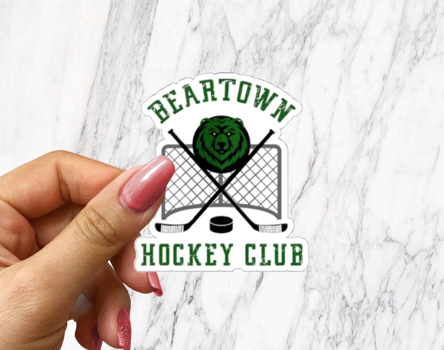 Beartown Jersey Logo Hockey Club Sticker Bear town Bjornstad Fredrik Backman Bookish Sticker Hydroflask Bibliophile Gift For Reader Laptop