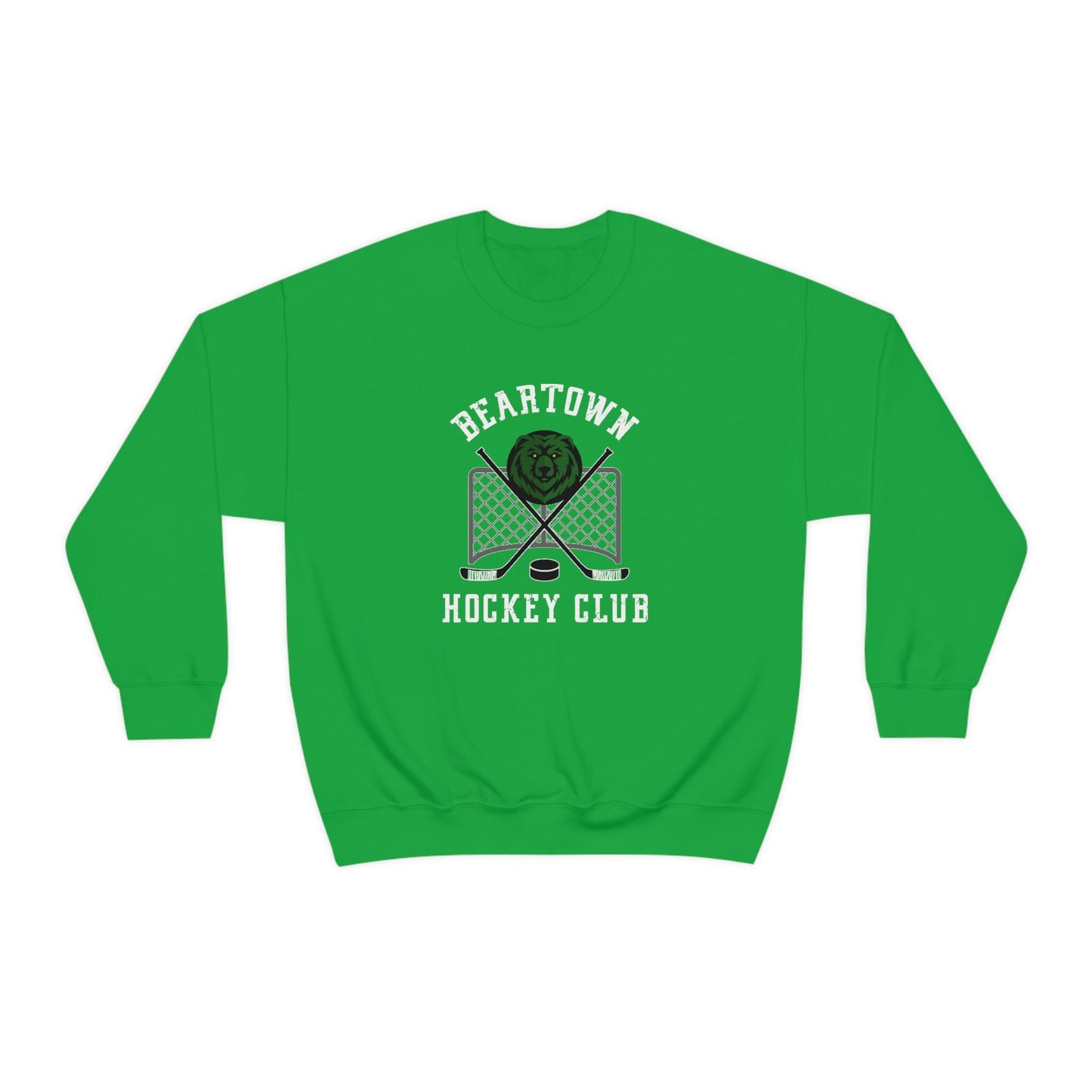 Beartown Logo Front Logo Only Hockey Club Backman Fiction Literature Lover Gift book Club Unisex Heavy Blend Crewneck Sweatshirt