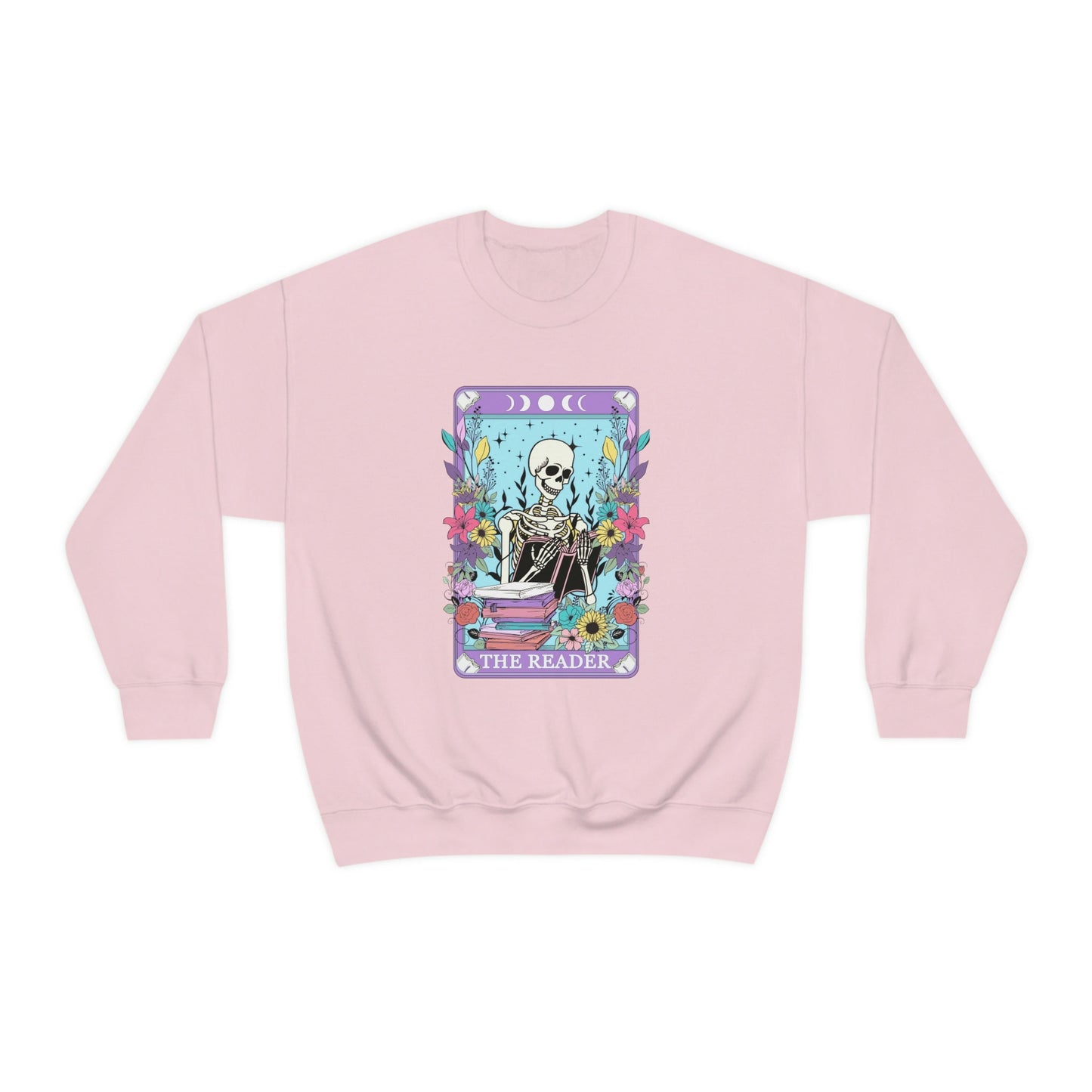 The Reader Tarot Pastel Goth Heavy Blend Crewneck Sweatshirt