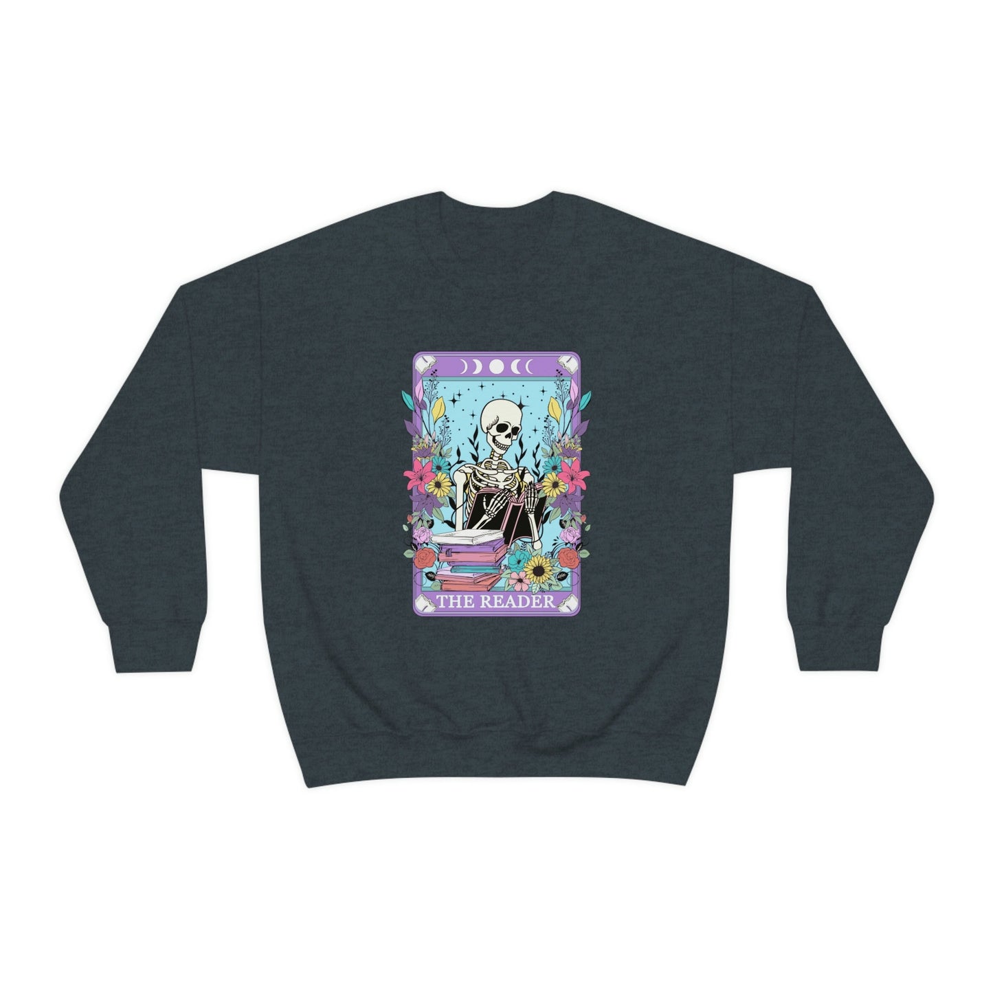 The Reader Tarot Pastel Goth Heavy Blend Crewneck Sweatshirt