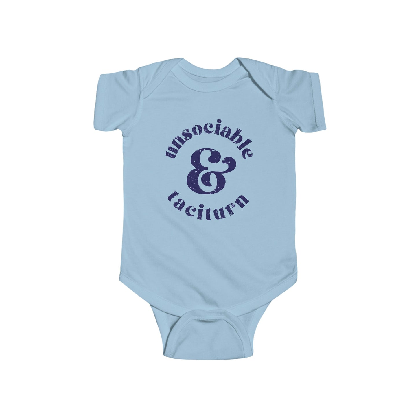 Unsociable and taciturn bookish baby