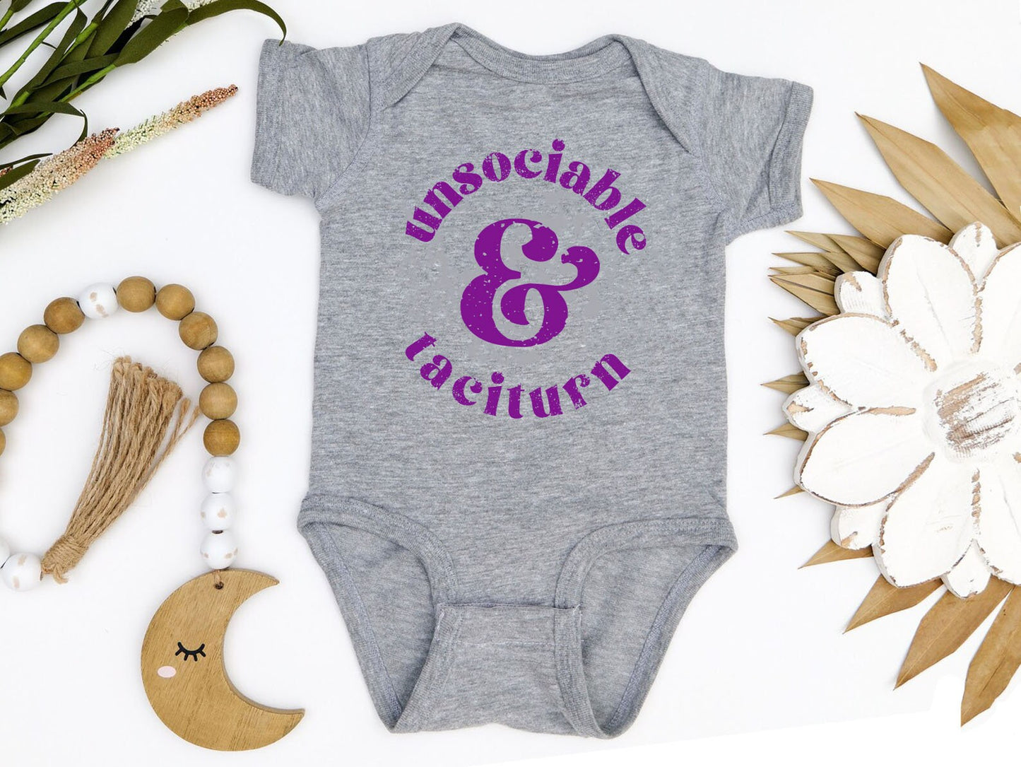 Unsociable and taciturn bookish baby