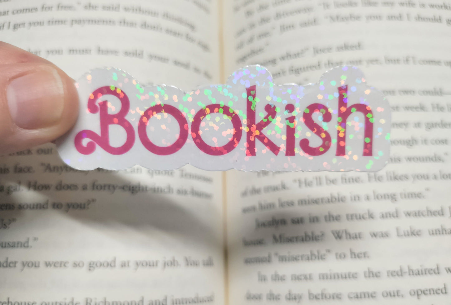 Read the Night Away Pink Disco Bookish Retro Y2k Sticker for Readers Cute Nerdy Sticker Journal Book Cart Sticker Planner Librarian Teacher