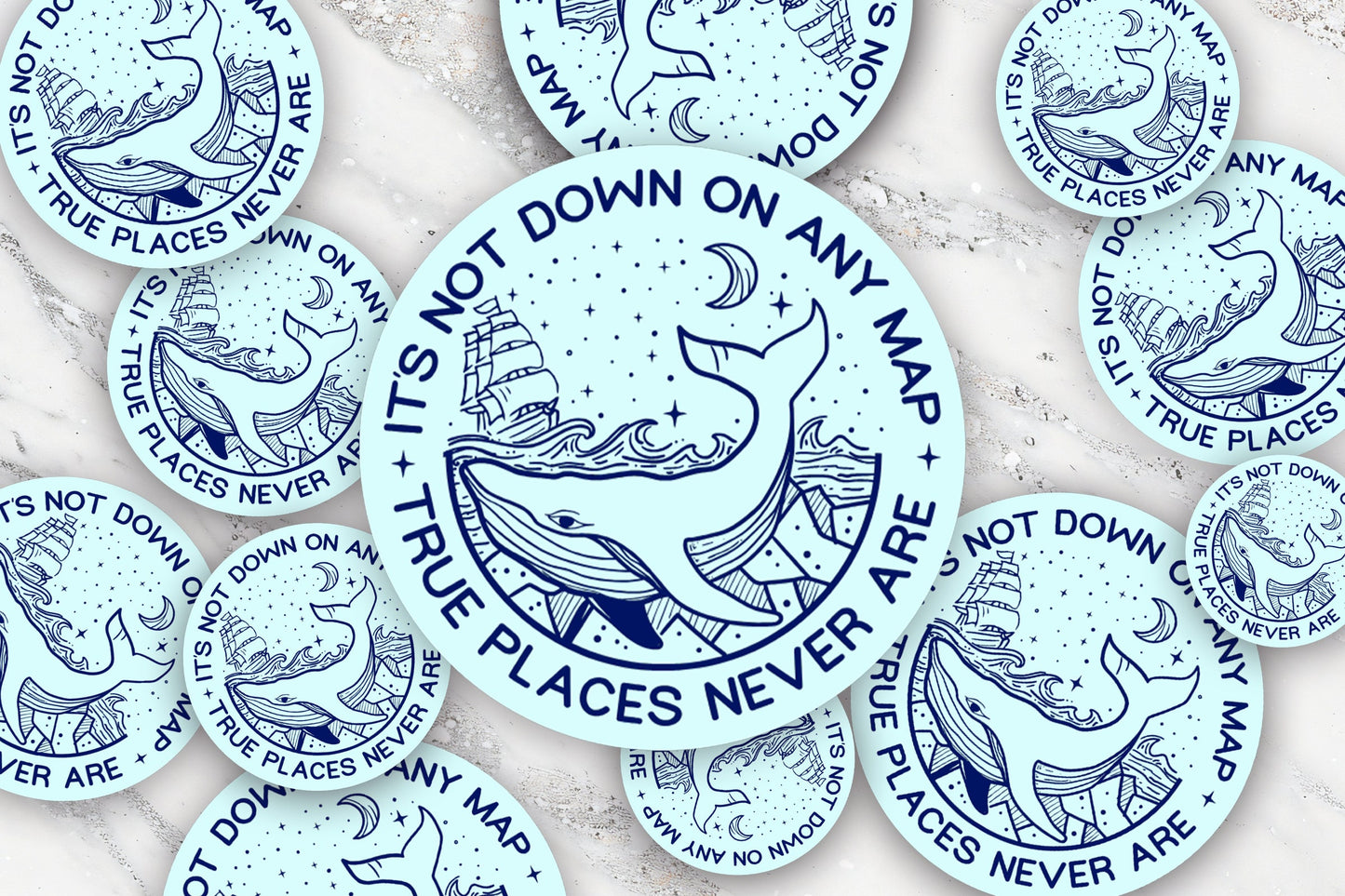 True Places Never Are Bookish Adventure Book Quote Moby Dick Herman Melville The Whale Literature Classic Books Librarian It's Not Down On