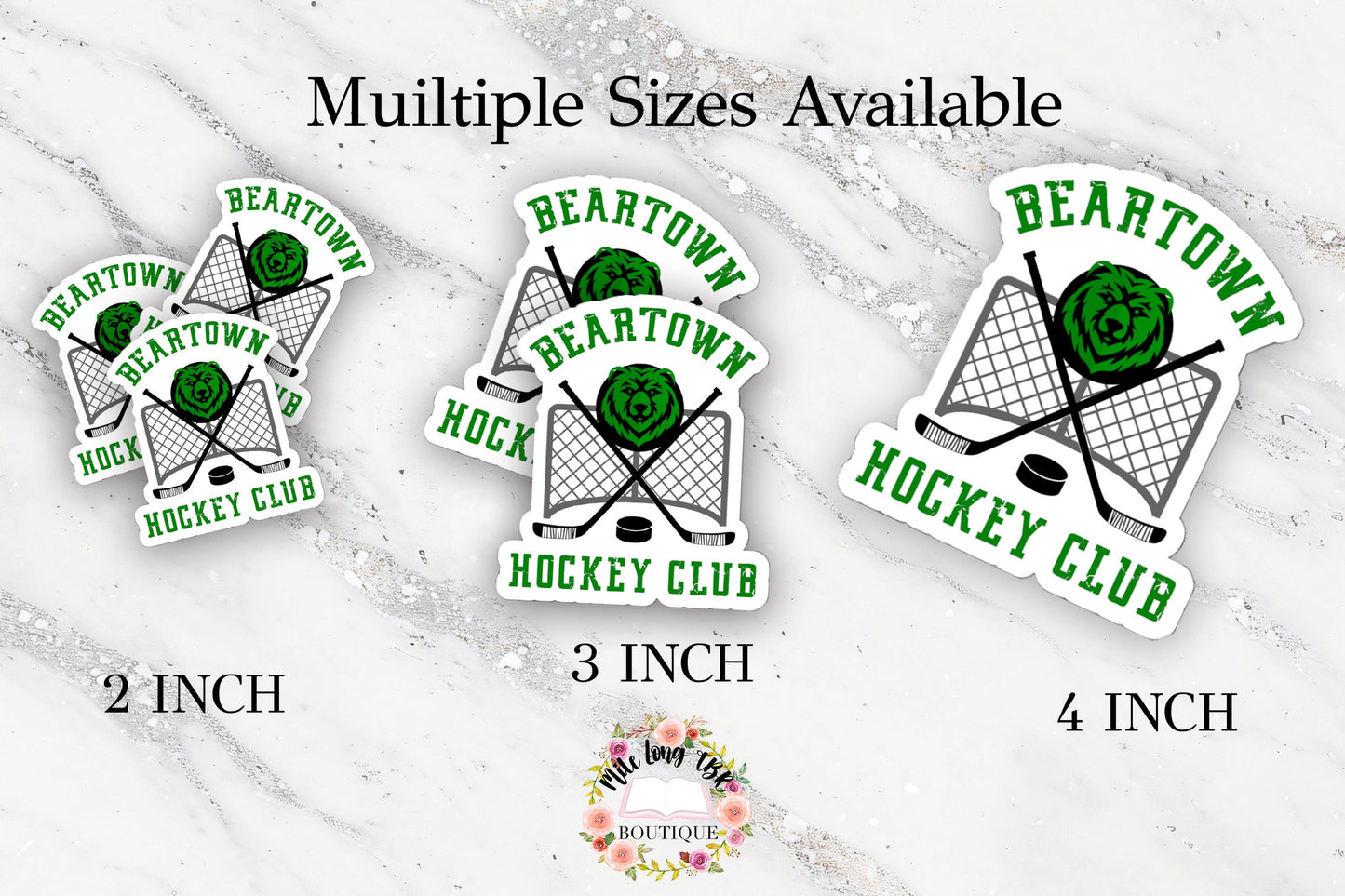 Beartown Jersey Logo Hockey Club Sticker Bear town Bjornstad Fredrik Backman Bookish Sticker Hydroflask Bibliophile Gift For Reader Laptop