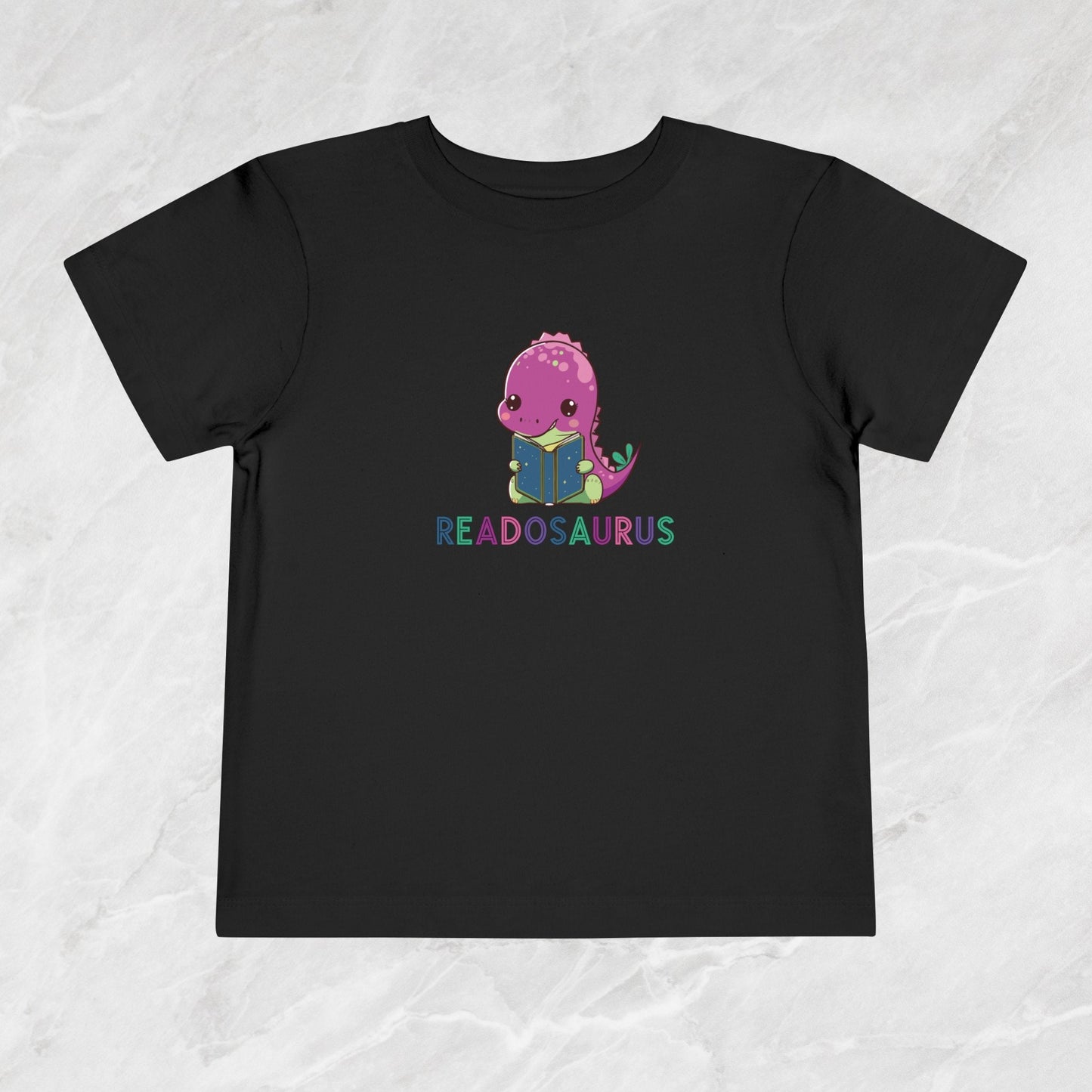 Readosaurus Toddler Short Sleeve Tee Bookish Toddler Shirt for Book Club Friend Learn to Read