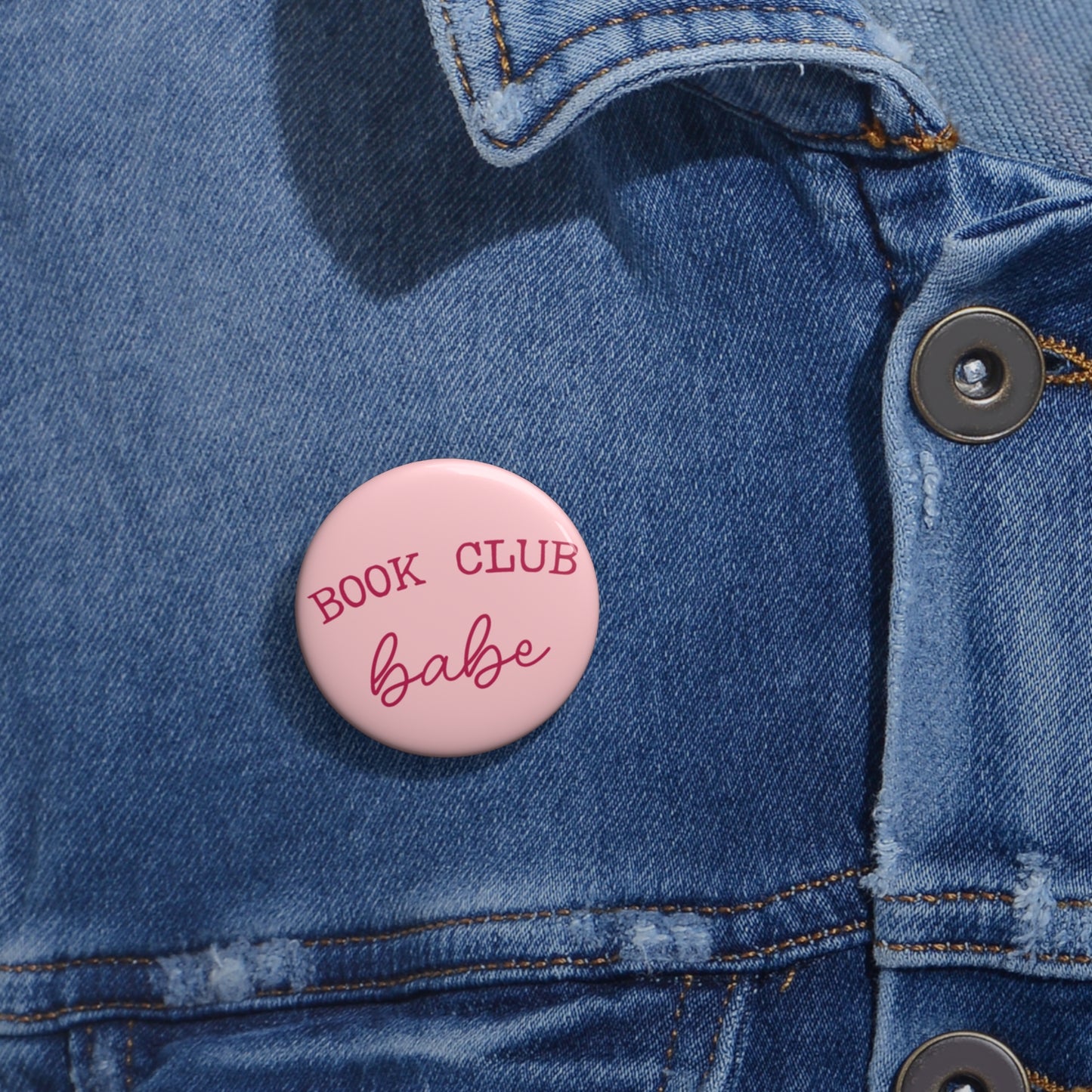 Book Club Babe Pin Buttons