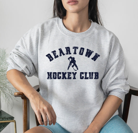 Beartown Hockey Club Sweatshirt Bookish Sweat shirt Beartown Shirt Fredrik Backman Bookish Gifr for Reader Bibliophile Pull Over