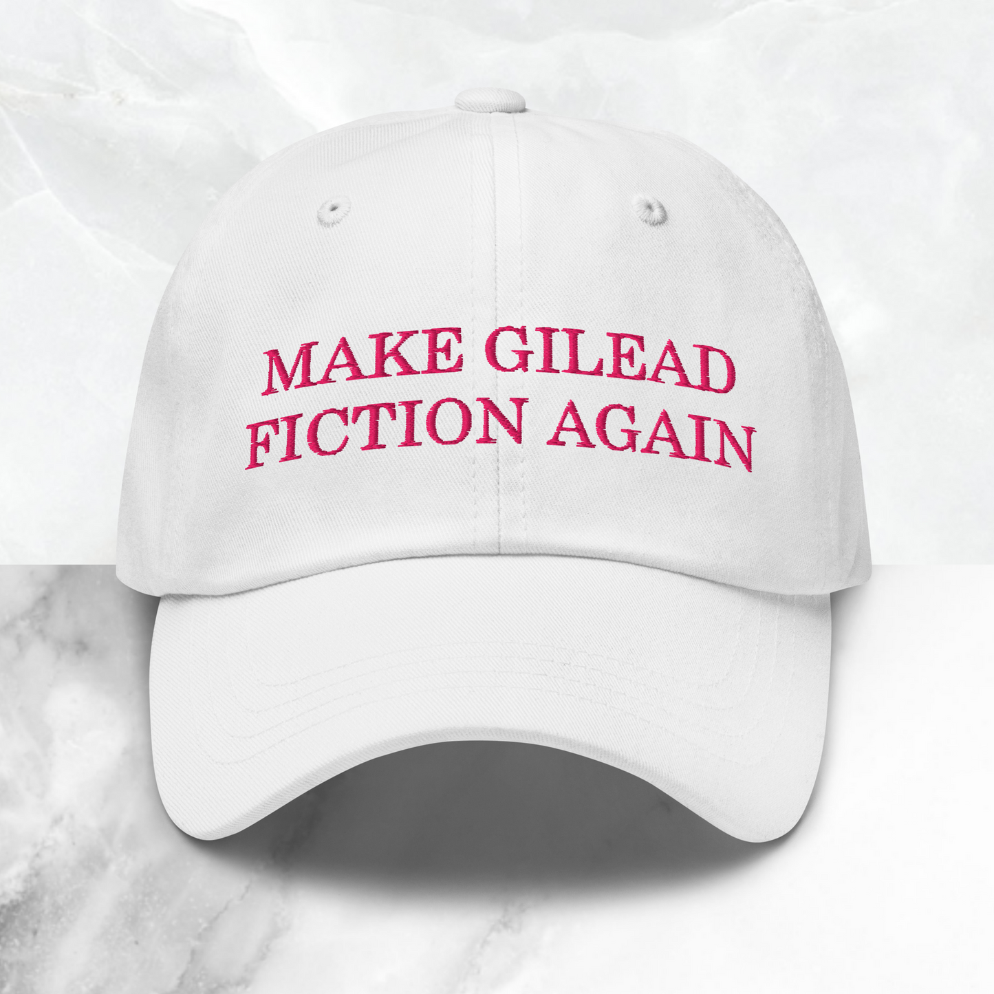 Make Gilead Fiction Again Feminist Literary Protest Hat Read Banned Books My Body My Choice Roe v Wade Mind Your Own Uterus Bookish Hat for Librarian Social