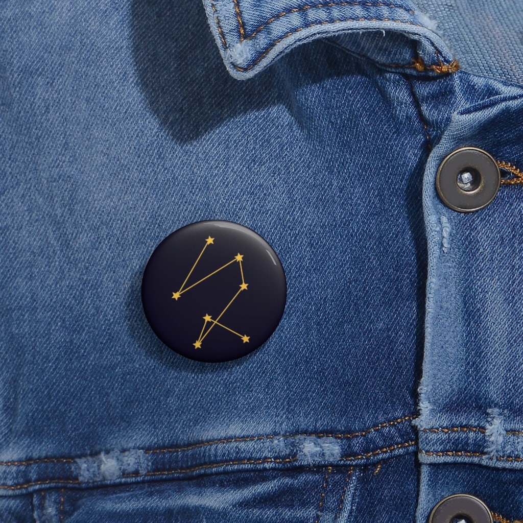 Addie La Rue Constellation Button V E Schawb Fantasy Reader Bookish Pin Button for Reader Lanyard Librarian Cute Nerdy Gift Under 5