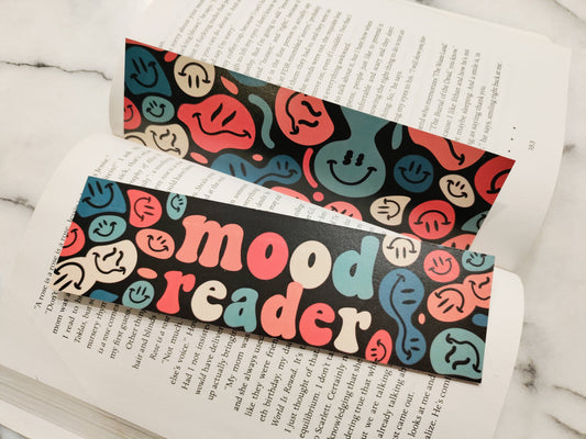 Mood Reader Retro Bookmarks for Reader Friend Funny Gift for Bookstagram Book Tok Cute Vintage Book Mark
