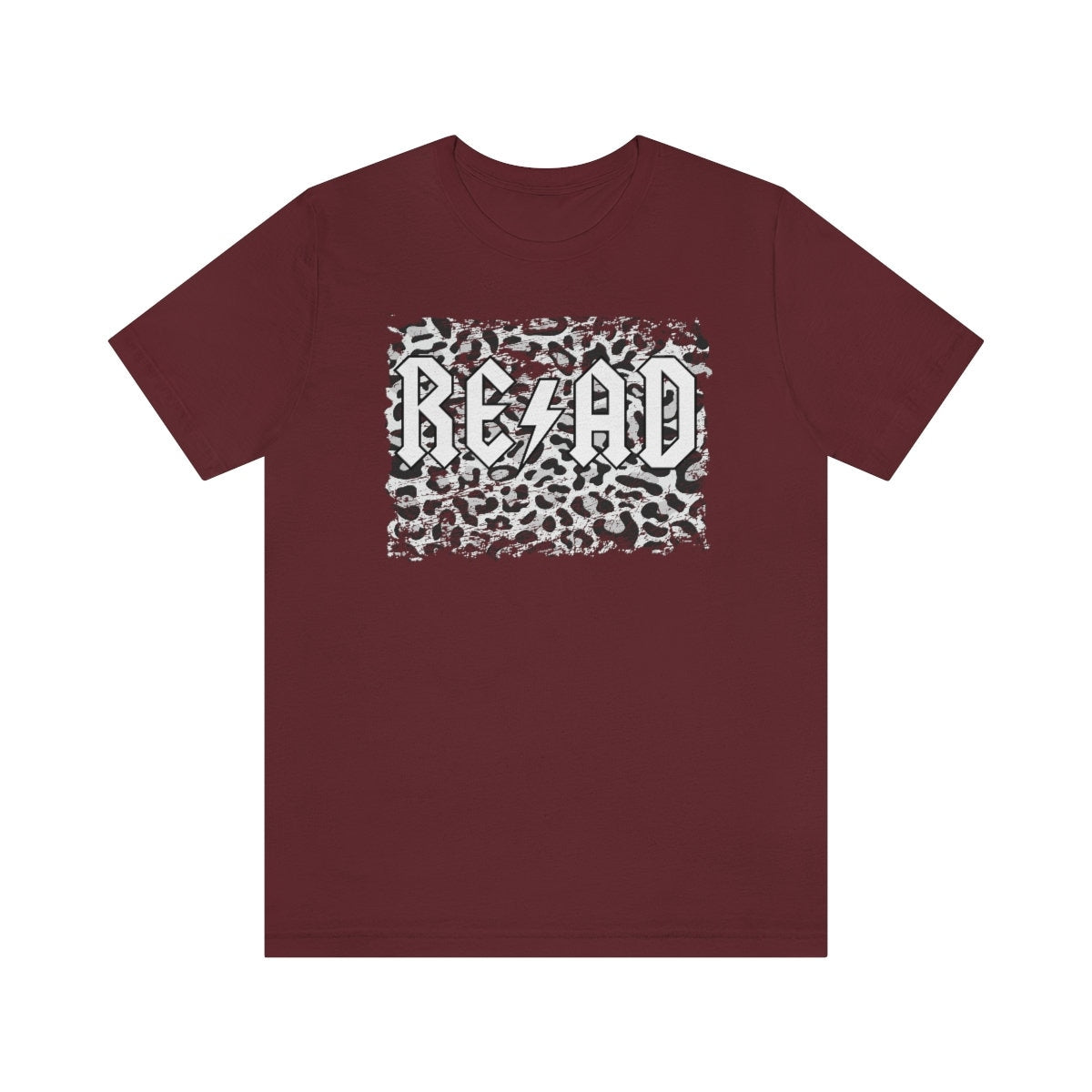 READ Rocker Grunge Bookish Shirt for Librarian Black Leopard Bibliophile Gift for Bookish Friend Gift Vintage Reader Shirt